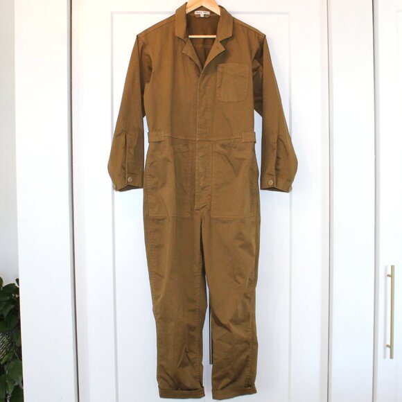 ALEX MILL Standard Jumpsuit in Hickory - Picture 2 of 5